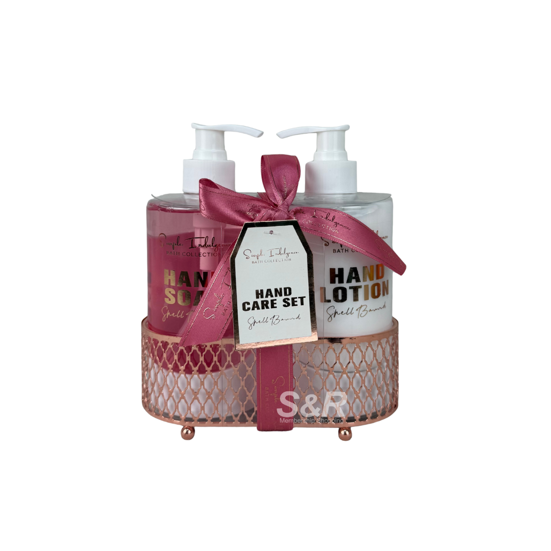 Simple Indulgence Hand Care Set in Bottle Wire Base